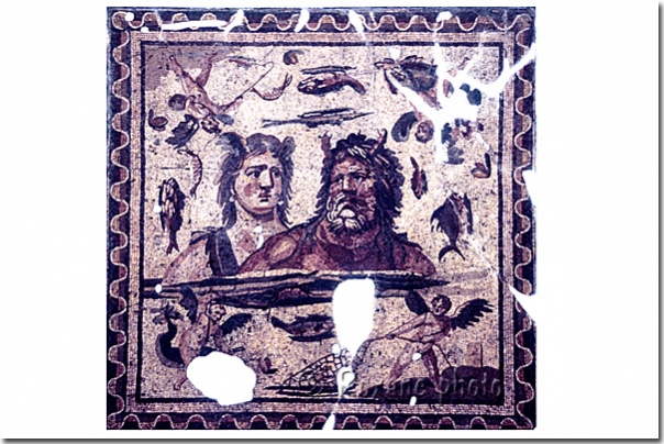 Mosaïque d'Océanos et Téthys - Oseanos ve Tetis mozaigi - Musée de Hatay - Antakya - Antioche