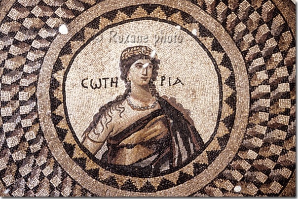 Mosaïque Personnification de Soteria - Mosaic Personification of Soteria - Hatay - Antioche - Antakya