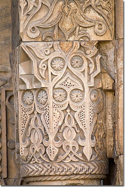 Chapiteau de colonne de la mosquée de Divrigi - Column capital of the Divrigi mosque - Ulu cami - Divrigi - Divriği