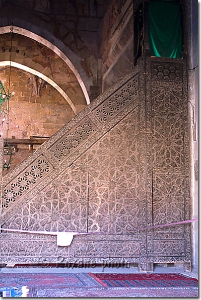 Minbar de la mosquée de Divrigi - Minbar in Divrigi mosque - Divrigi ulu camii - Divrigi - Divriği