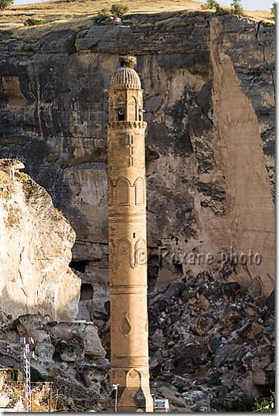 Minaret de la mosquée al-Rizk - Al Rizk mosque - Hasankeyf ulu cami Hasankeyf