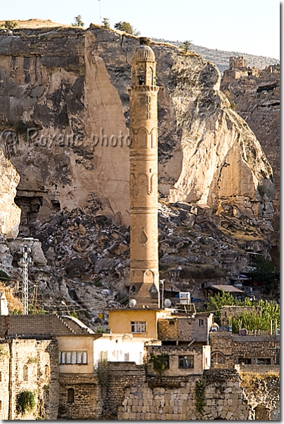 Minaret de la mosquée al-Rizk - El-Rizk mosque minaret - Al rizk camii  Hasankeyf