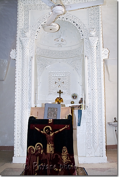 Autel de l'église Meryem Ana - Altar of Meriem Ana church - Meryem Ana kilisesi - Idil