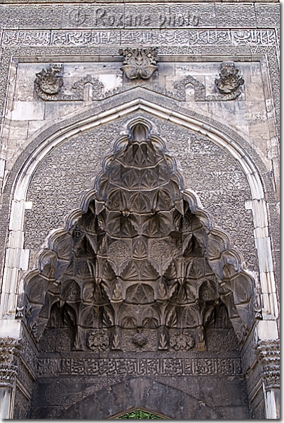 Portail de la médersa au double minaret - Double minaret madrasa - Cifte minareli medrese - Sivas