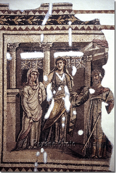 Mosaïque d'Iphigénie à Aulis - Musée de Hatay - Antakya - Antioche