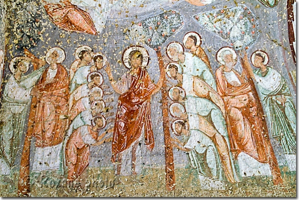 Bénédiction des Apôtres - Blessing of the Apostles - Eglise de Nicéphore Phocas - Nicephorus Phocas church - Çavuşin kilisesi Cavusin