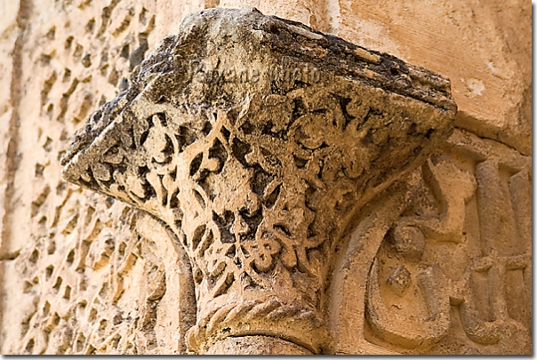 Chapiteau de colonne sculpté - Mosquée Suleyman - Carved column capital - Suleyman mosque - Suleyman camii - Hasankeyf