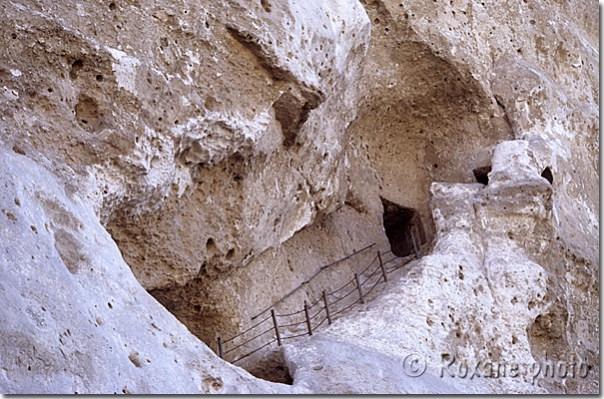 Escalier taillé dans la falaise Cliff - Hasankeyf