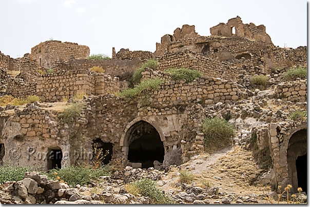 Maisons du grand palais - Houses of the great palace - Büyük saray evleri - Hasankeyf