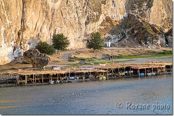 Paillottes au bord du Tigre - Tigris River - Dicle - Hasankeyf 