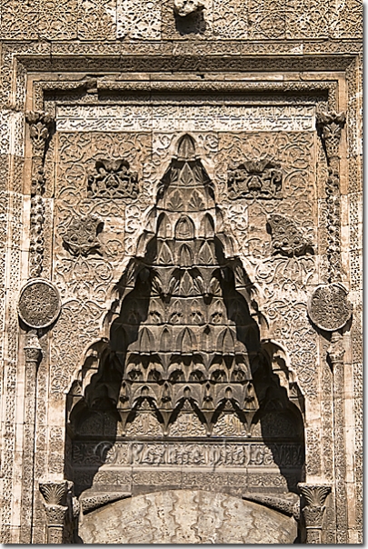 Portail de la médersa Buruciye - Madrasa Buruciye - Buruciye medresesi - Sivas